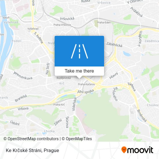 Ke Krčské Stráni map