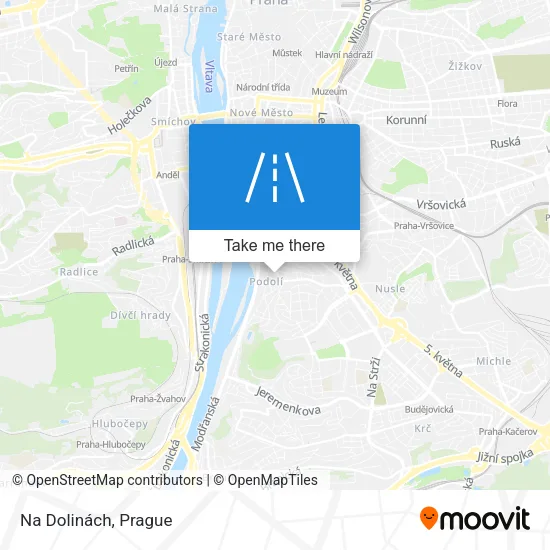 Карта Na Dolinách