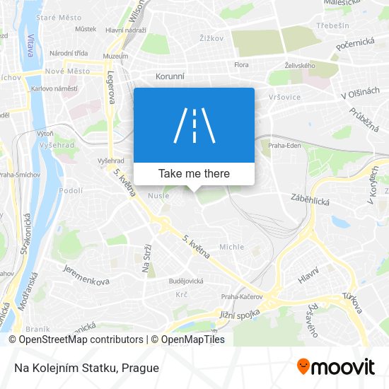 Na Kolejním Statku map