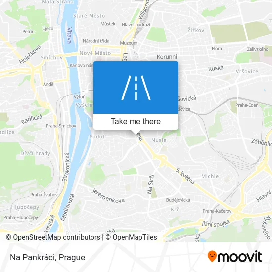 Карта Na Pankráci