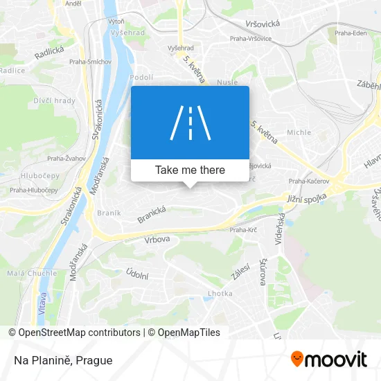 Карта Na Planině