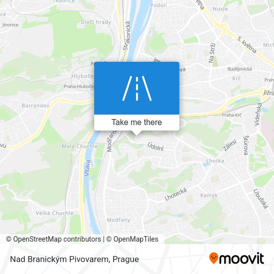 Nad Branickým Pivovarem map