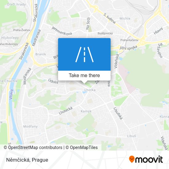 Němčická map