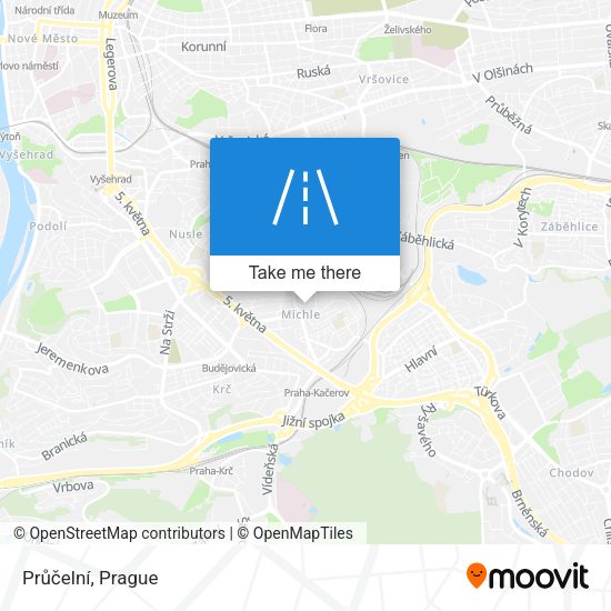 Průčelní map