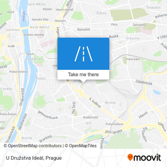 U Družstva Ideál map