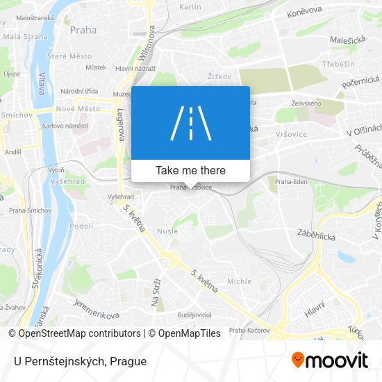 U Pernštejnských map