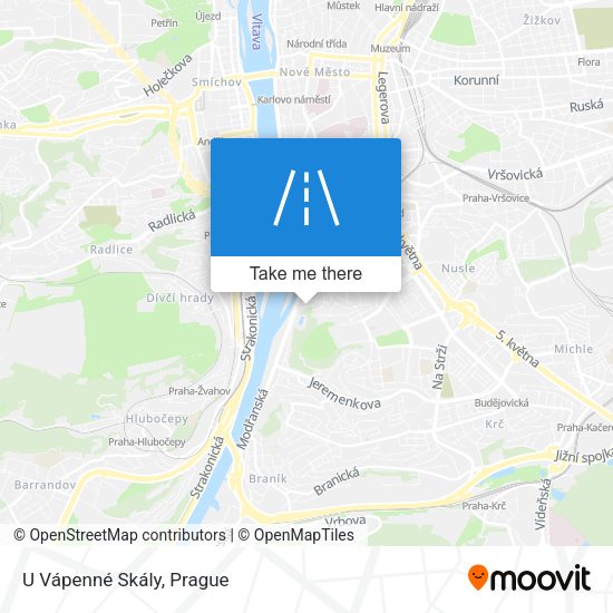 U Vápenné Skály map