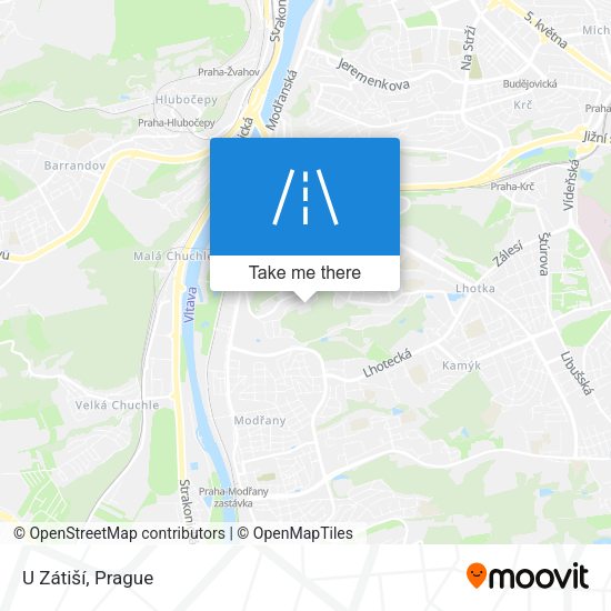 U Zátiší map