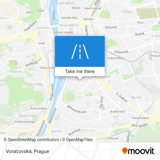 Voráčovská map
