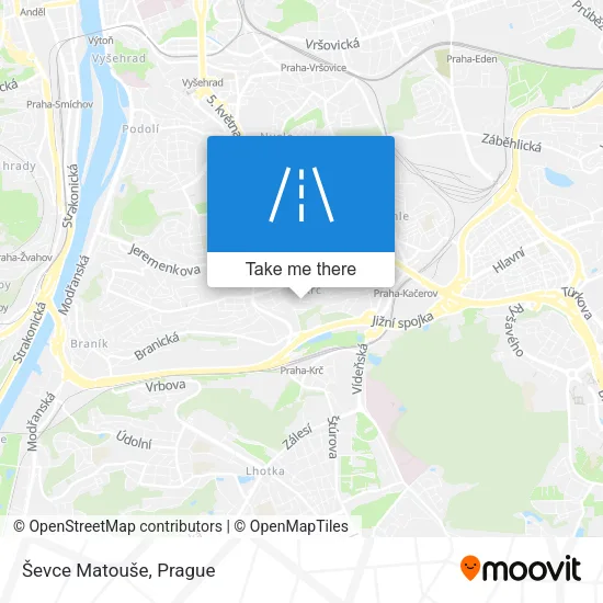 Карта Ševce Matouše