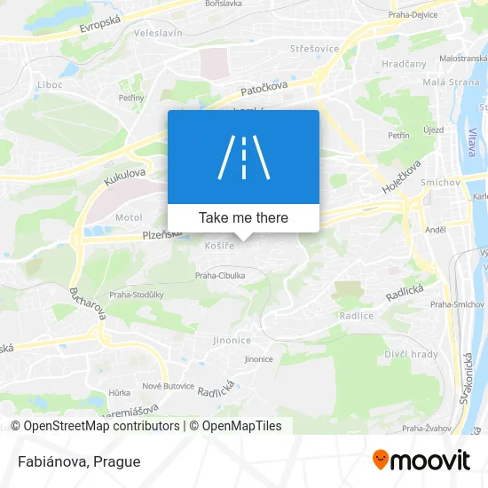 Карта Fabiánova