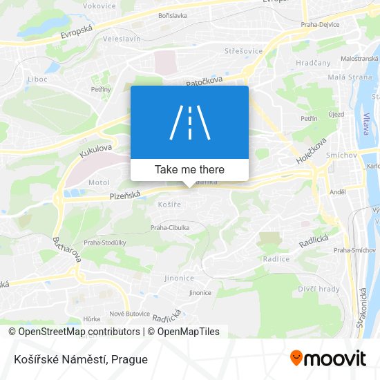 Košířské Náměstí map
