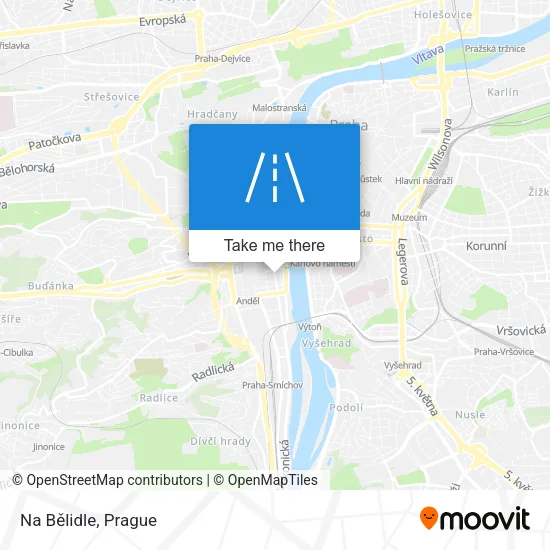 Карта Na Bělidle
