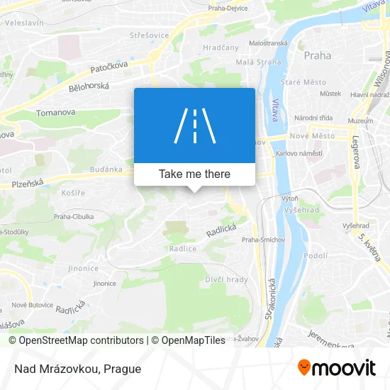 Карта Nad Mrázovkou