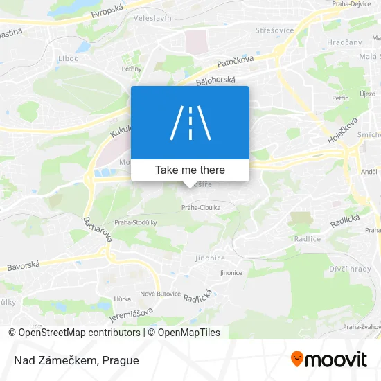 Карта Nad Zámečkem