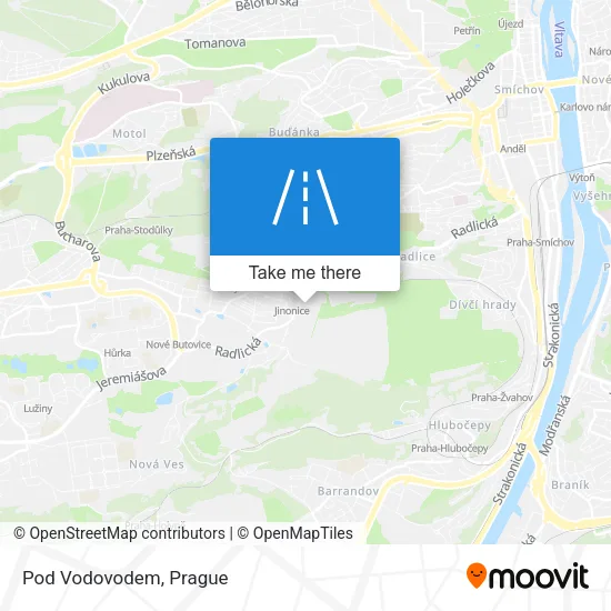 Карта Pod Vodovodem