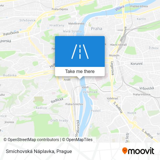 Smíchovská Náplavka map