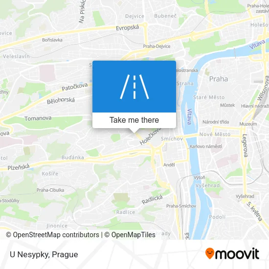 Карта U Nesypky