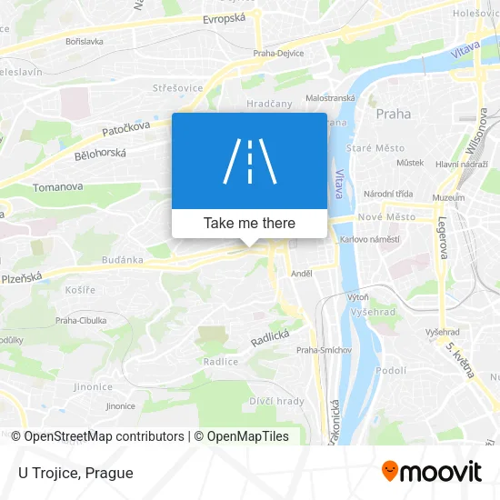 Карта U Trojice