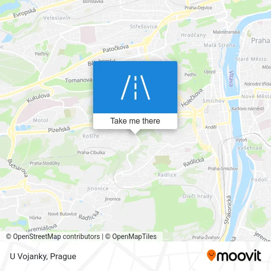 Карта U Vojanky