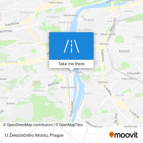 U Železničního Mostu map