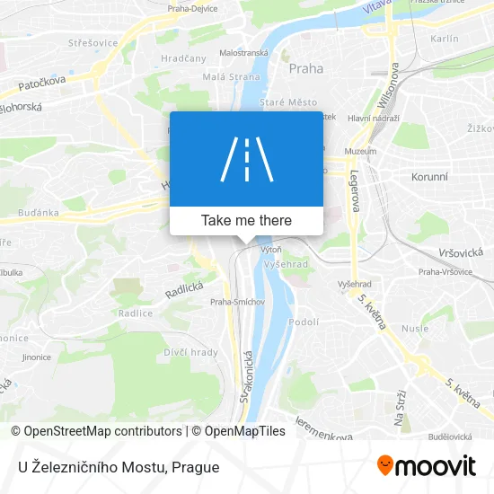 Карта U Železničního Mostu