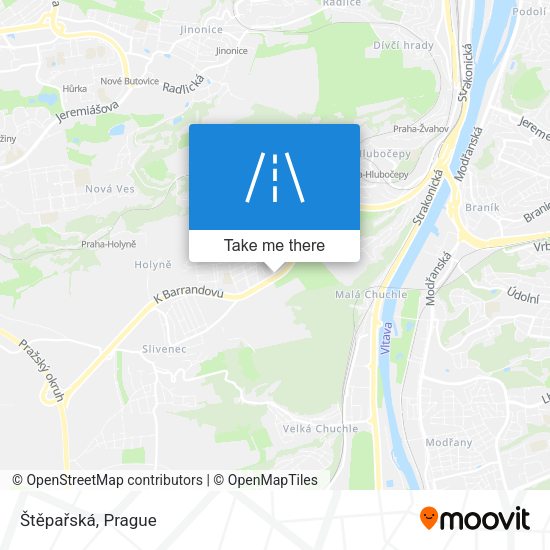 Štěpařská map