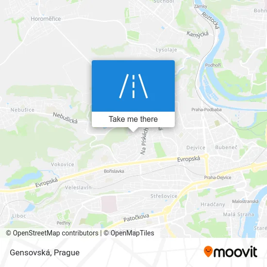 Карта Gensovská