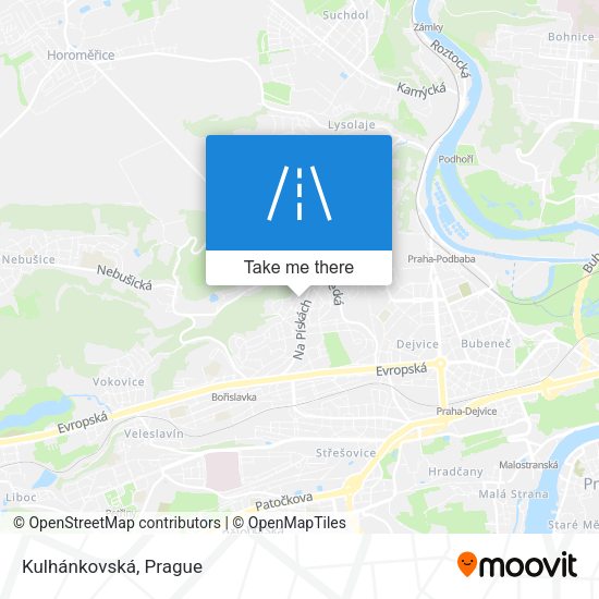 Kulhánkovská map