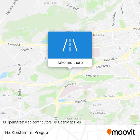 Na Klášterním map