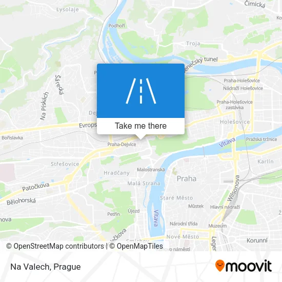 Карта Na Valech