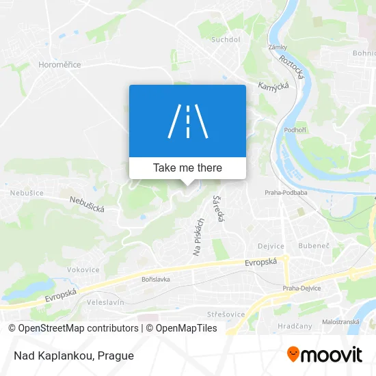 Карта Nad Kaplankou