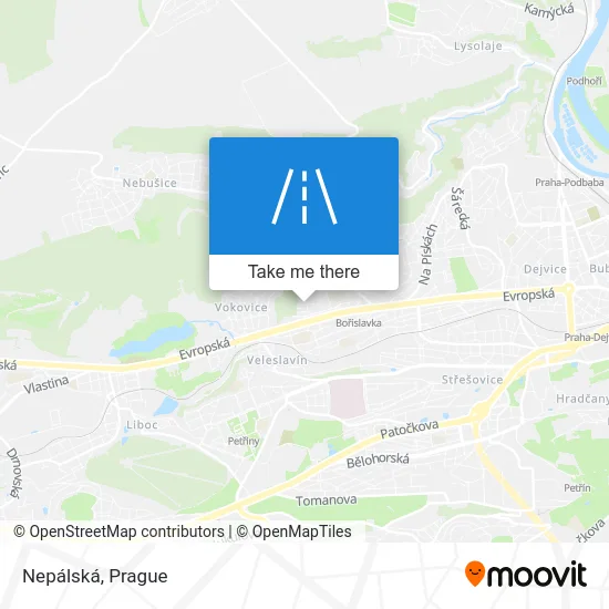 Карта Nepálská