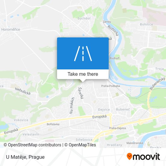 U Matěje map