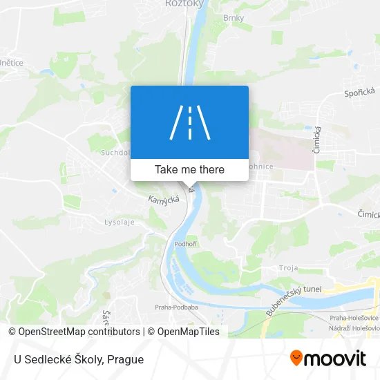 Карта U Sedlecké Školy