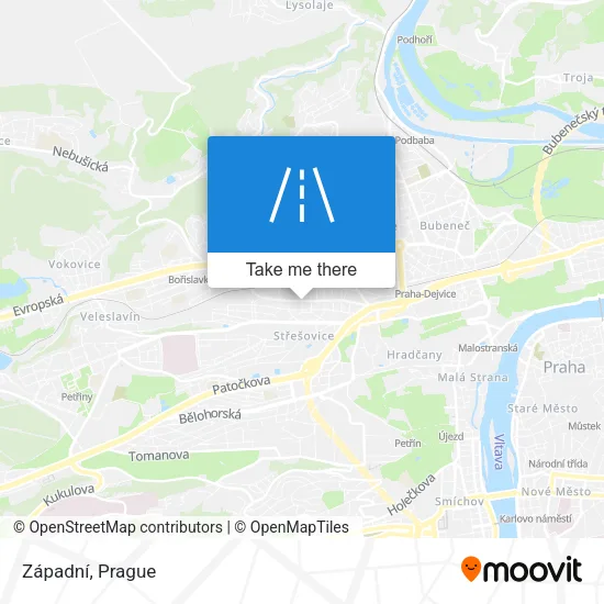 Карта Západní