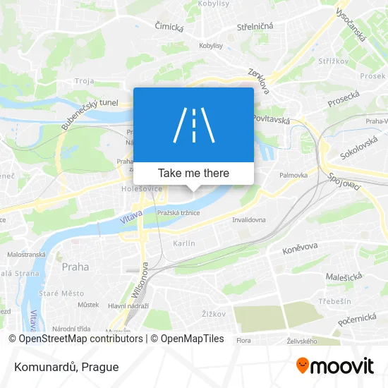 Карта Komunardů