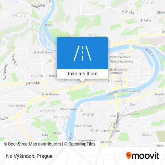 Na Výšinách map