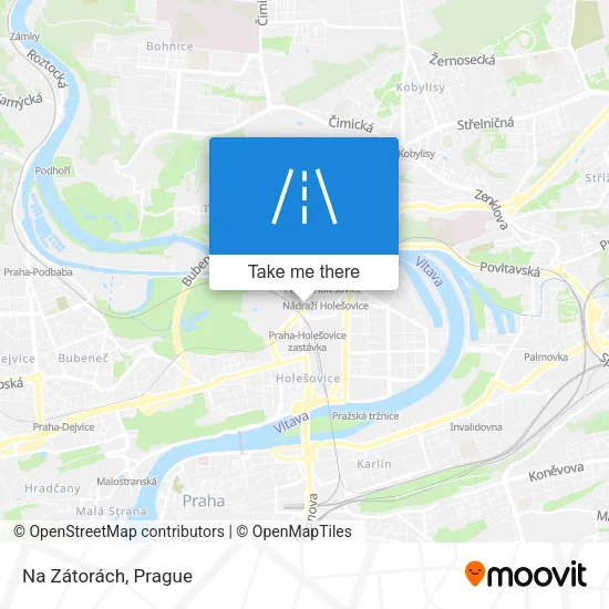 Карта Na Zátorách