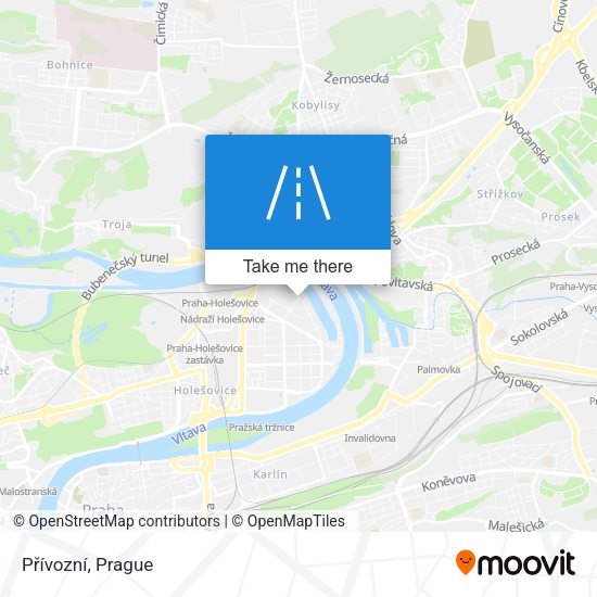 Přívozní map