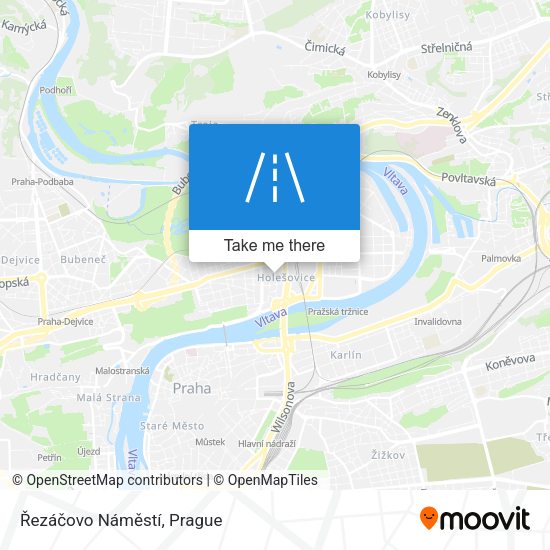 Řezáčovo Náměstí map