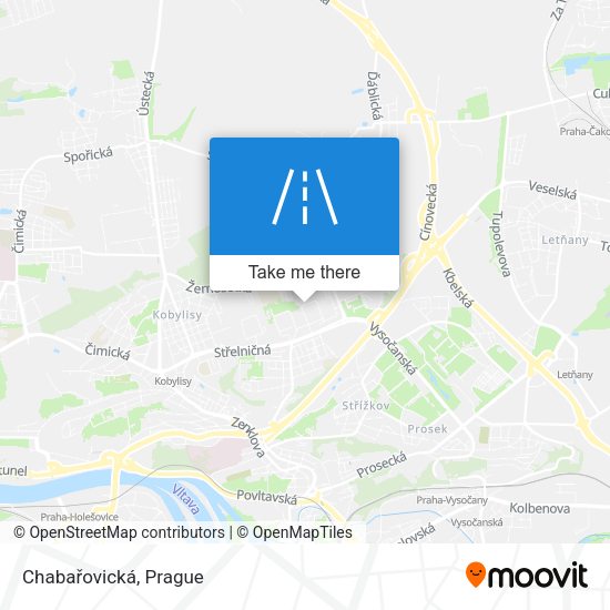 Chabařovická map