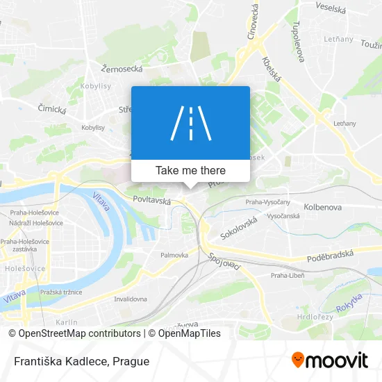 Карта Františka Kadlece