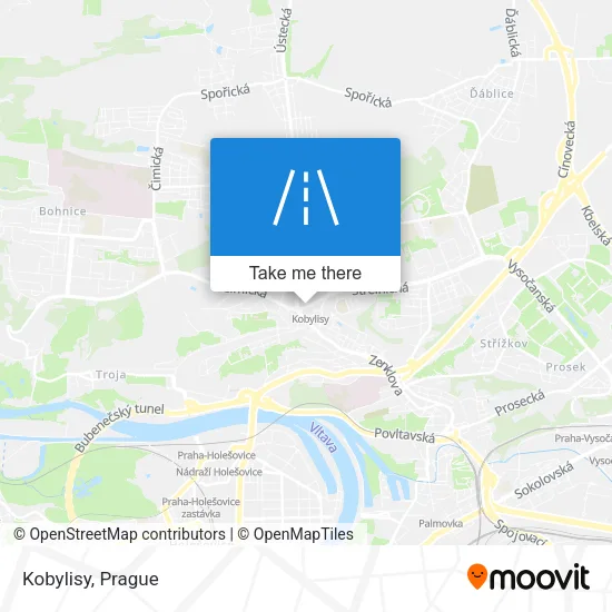 Карта Kobylisy