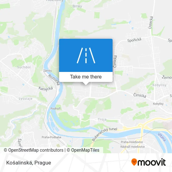 Карта Košalinská