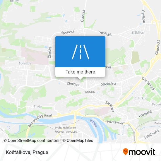 Košťálkova map