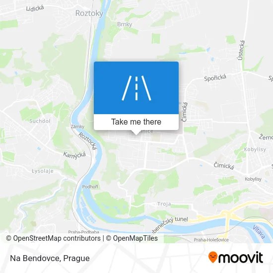 Карта Na Bendovce