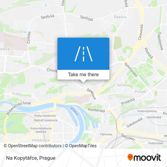 Na Kopytářce map