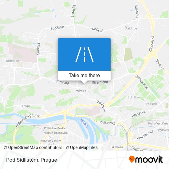 Pod Sídlištěm map