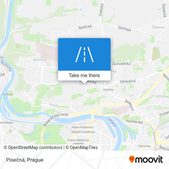 Písečná map